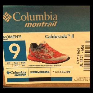 NEW WITH BOX Columbia Montrail Caldorado II Shoes